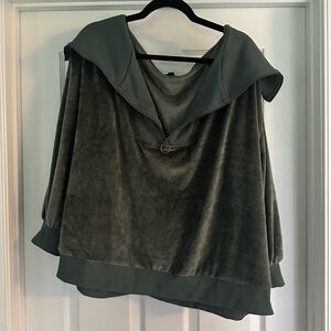 Summersalt Half-Zip Velour Tracksuit Sweatshirt